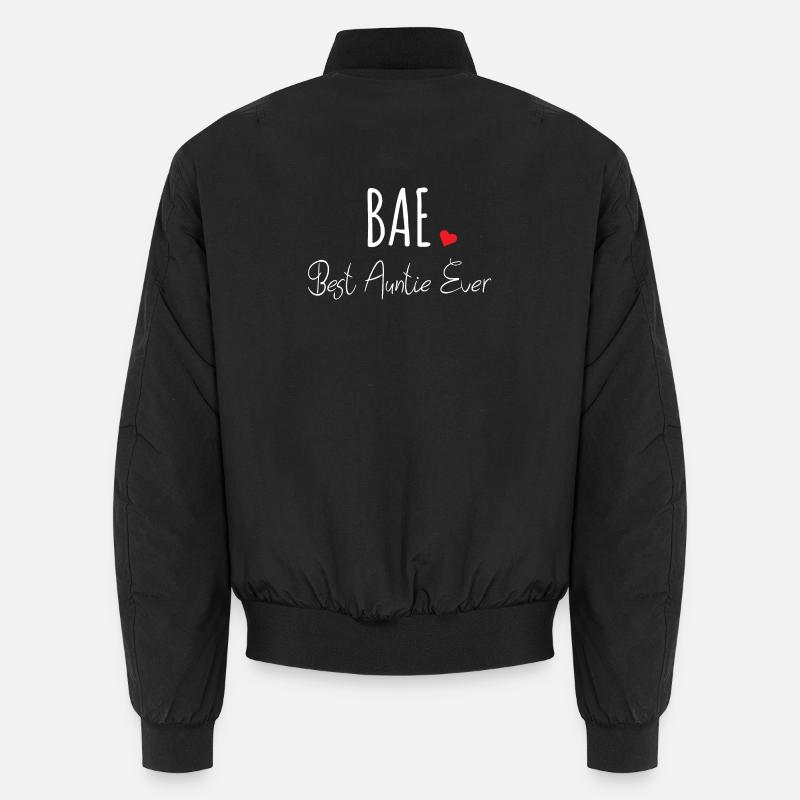 Best Auntie Ever - Unisex Bomber Jacket - black