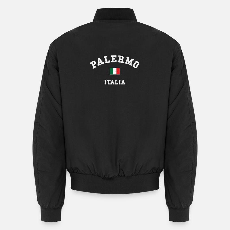 Palermo Sicily - Unisex Bomber Jacket - black