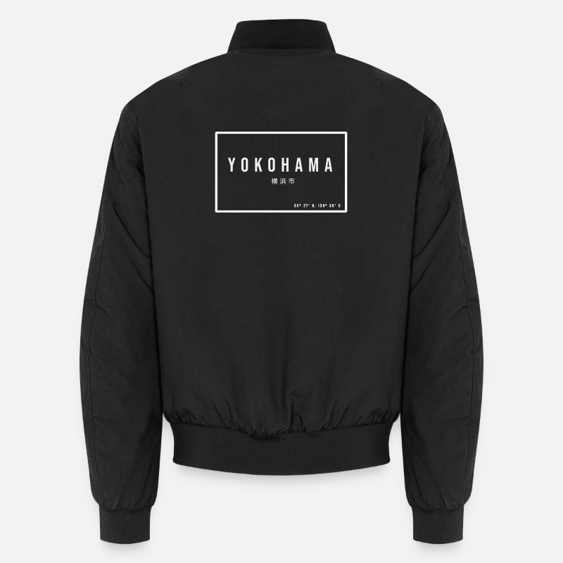 Yokohama - Unisex Bomberjacke - Schwarz