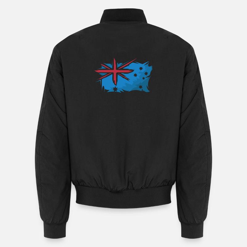 Illustration du drapeau de l’Australie icône de signe d’art Bomber unisexe