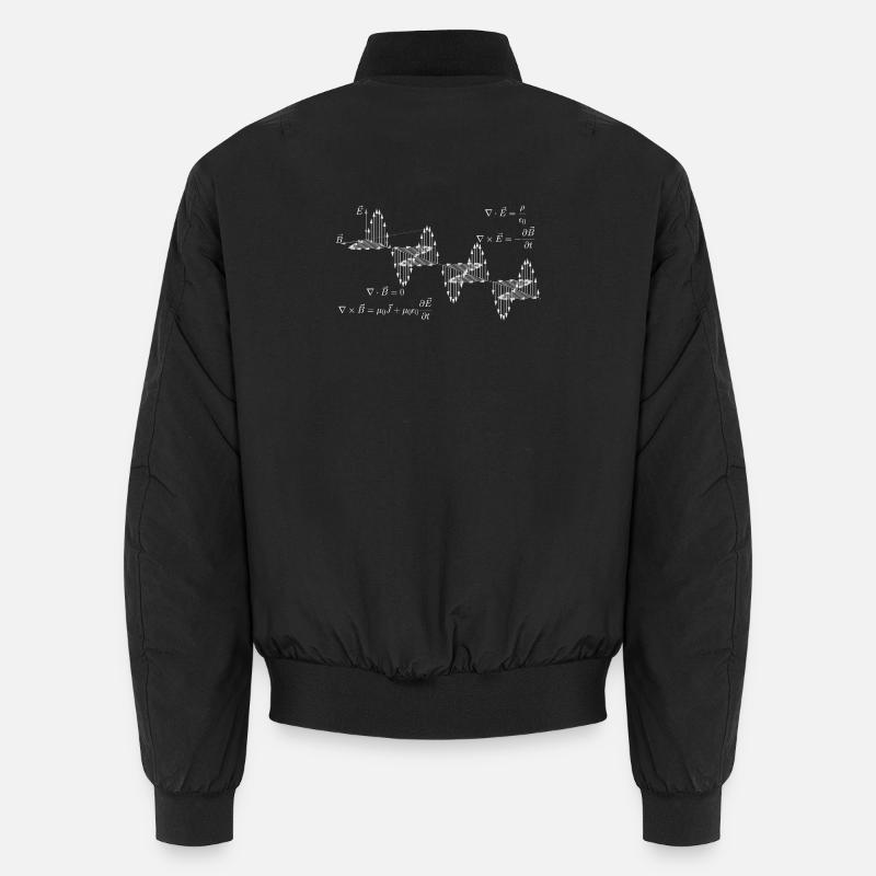 Équations de Maxwell - Bomber unisexe - noir