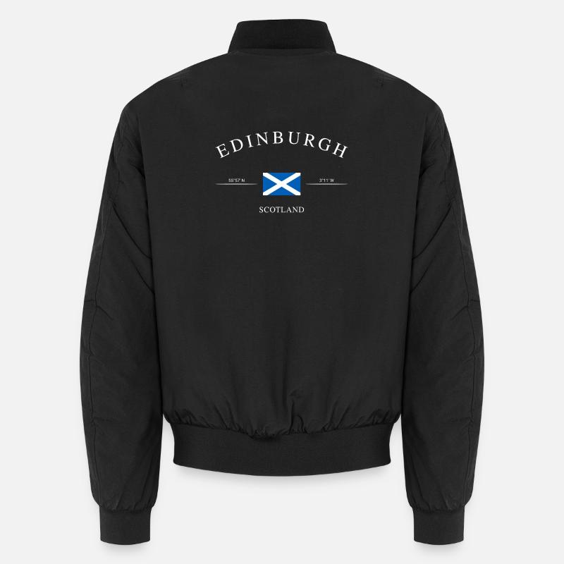 Edinburgh Schottland – Urlaub Souvenir & Geschenk Unisex Bomberjacke