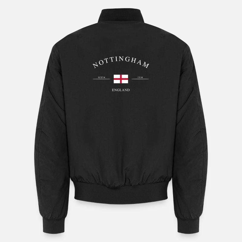 Nottingham England – Urlaub Souvenir & Geschenk Unisex Bomberjacke