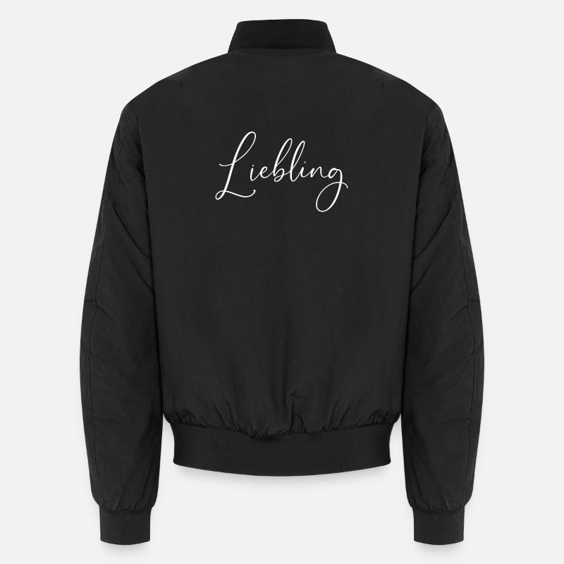 Darling / Conception d’écriture manuscrite - Bomber unisexe - noir