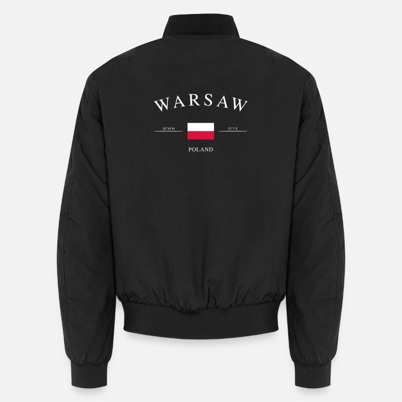 Varsovie, Pologne – Souvenir et cadeau de vacances Bomber unisexe