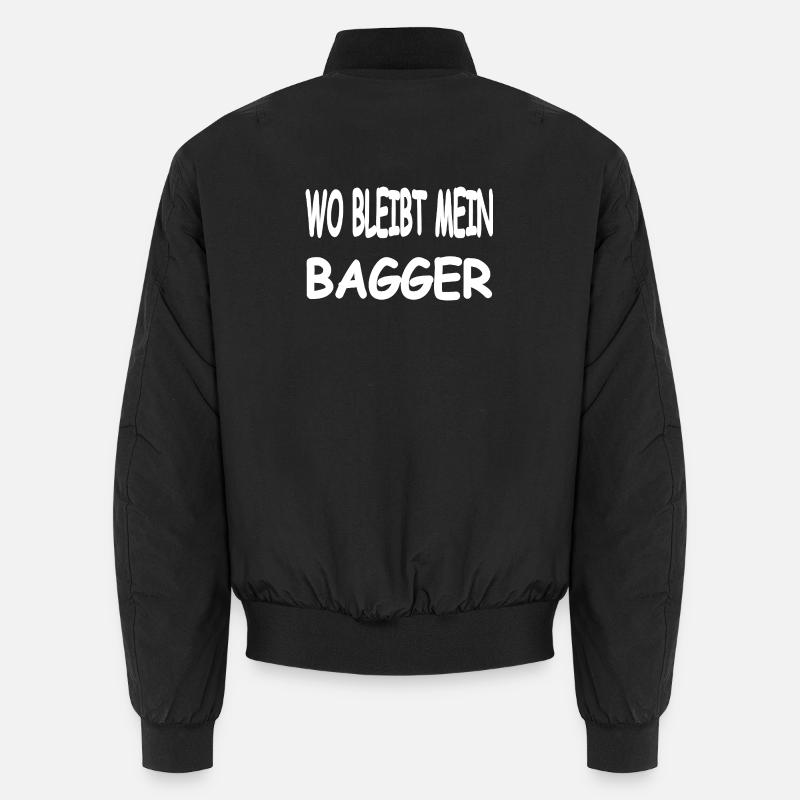 Excavator Unisex Bomber Jacket