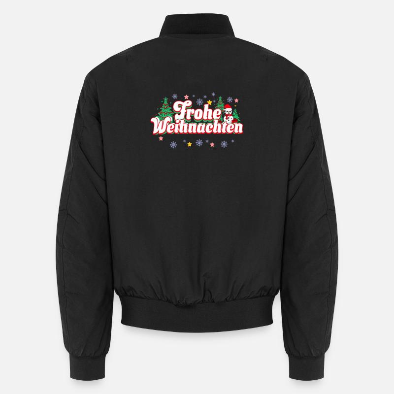 Merry Christmas - Unisex Bomber Jacket - black