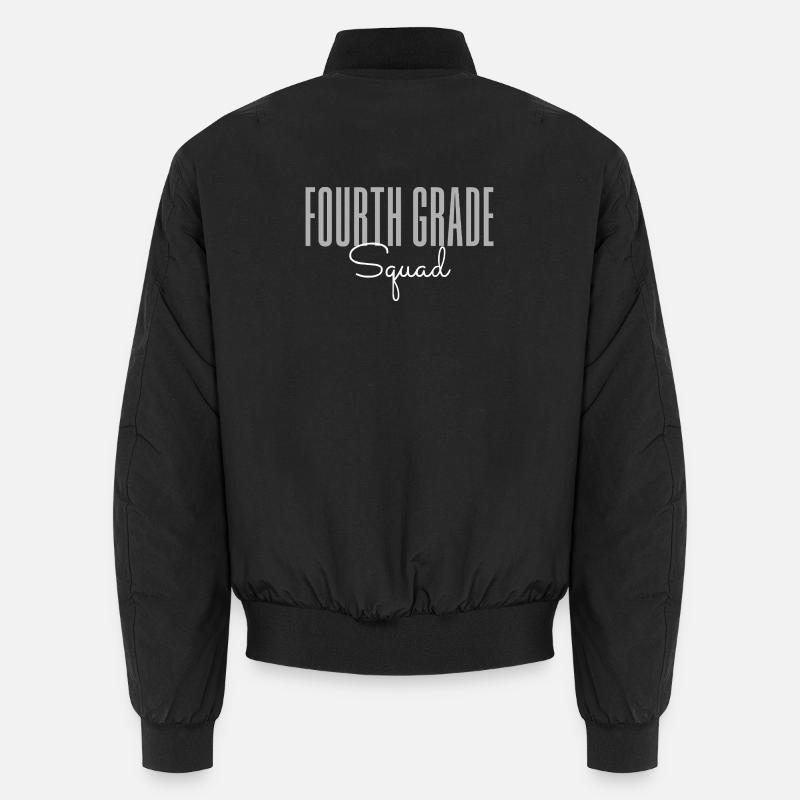 Vierte Klasse Squad – Niedliche Lehrer- und Schülerschule Unisex Bomberjacke
