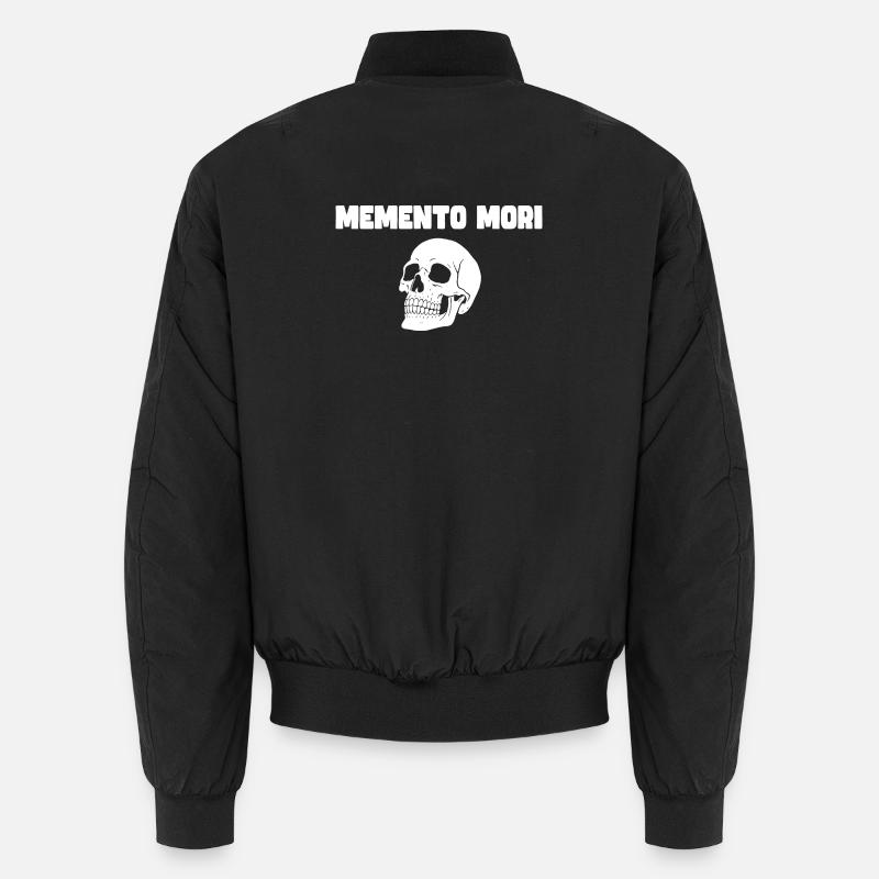 Memento Mori Skull Unisex Bomber Jacket