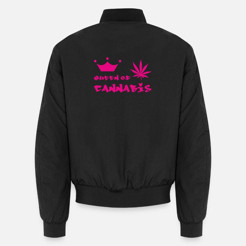 Königin des Cannabis - Unisex Bomberjacke - Schwarz