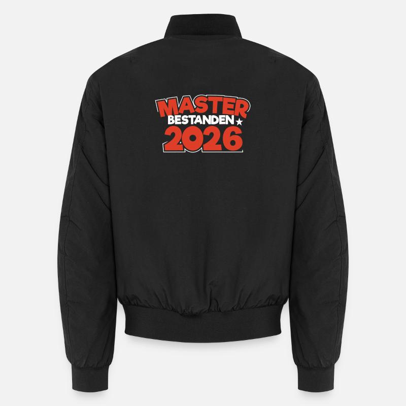 Master 2026 Masterabschluss Promotion Sponsion Unisex Bomberjacke