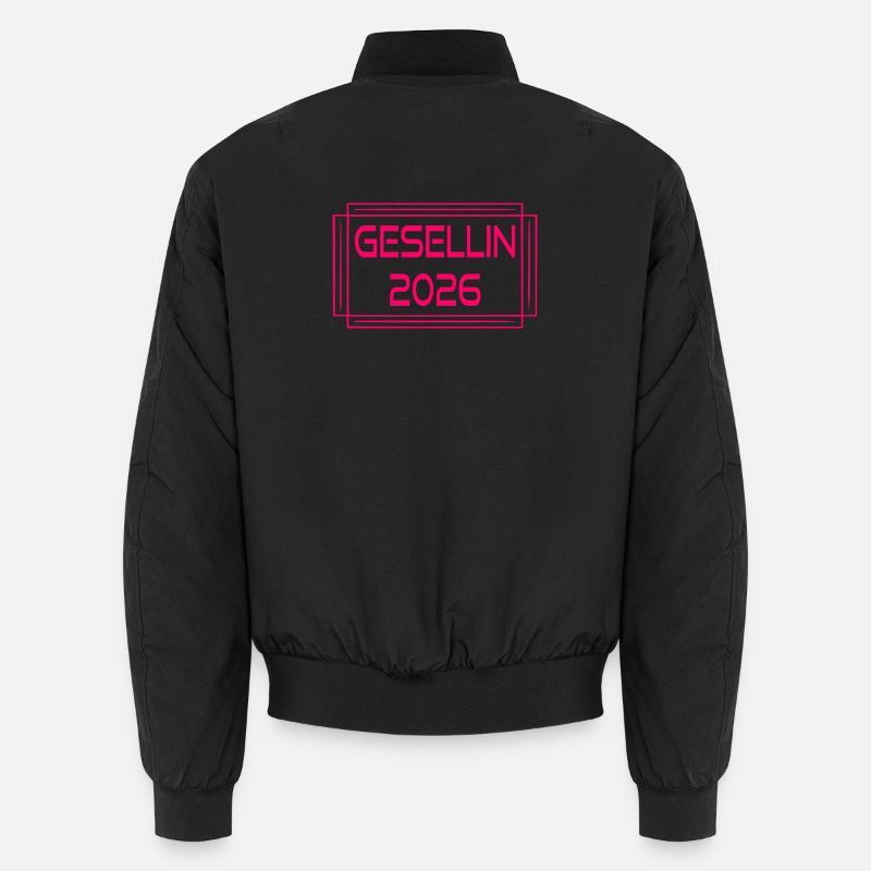 Certificat de compagnon Diplôme 2026 Compagne - Bomber unisexe - noir