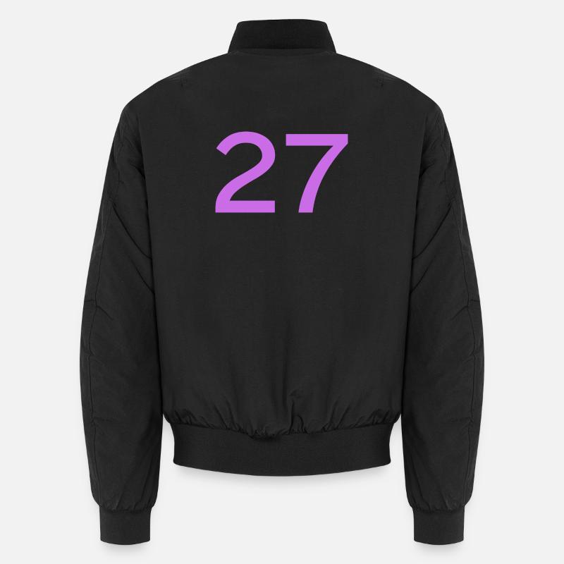 27 - Bomber unisexe - noir