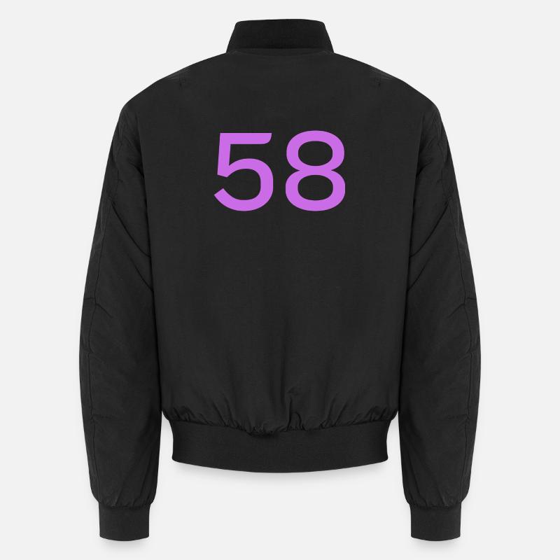 58 - Bomber unisexe - noir