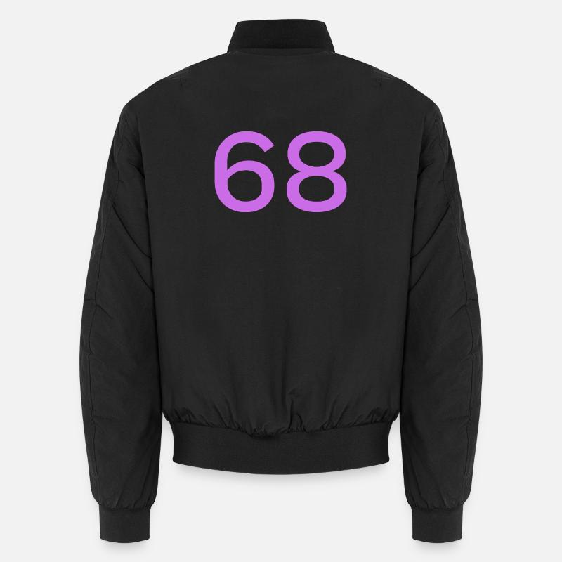 68 - Bomber unisexe - noir