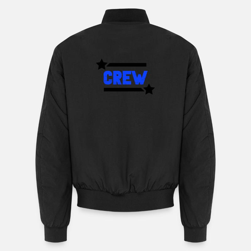 crew_-2- - Unisex Bomber Jacket - black