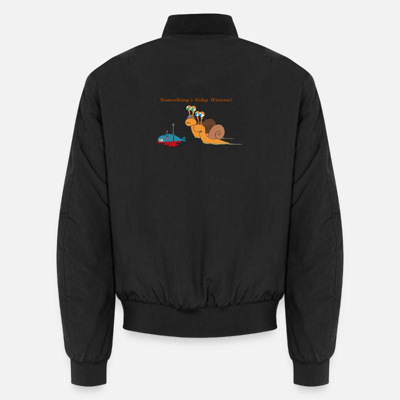 Sherlock Holmes snail Unisex Bomber Jacket