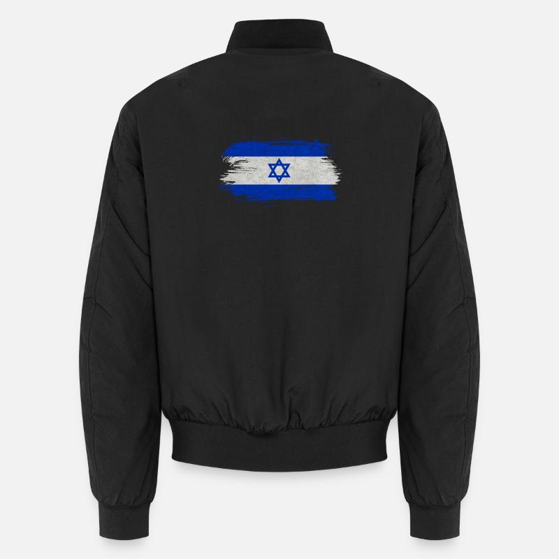 Israel Flag / Gift Haifa Jerusalem Tel Aviv Unisex Bomber Jacket