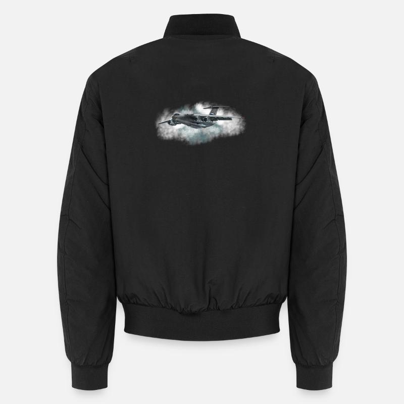 Transportflugzeug - Unisex Bomberjacke - Schwarz