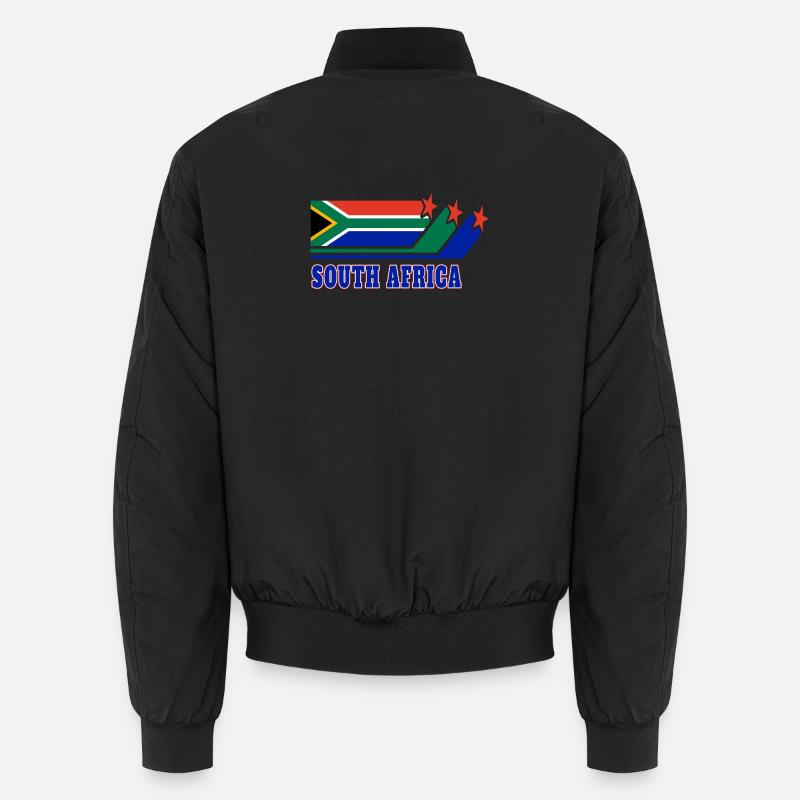 Drapeaux d'Afrique du Sud Bomber unisexe