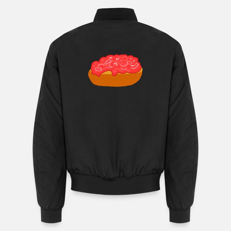 Mettbrötchen aux oignons - Bomber unisexe - noir
