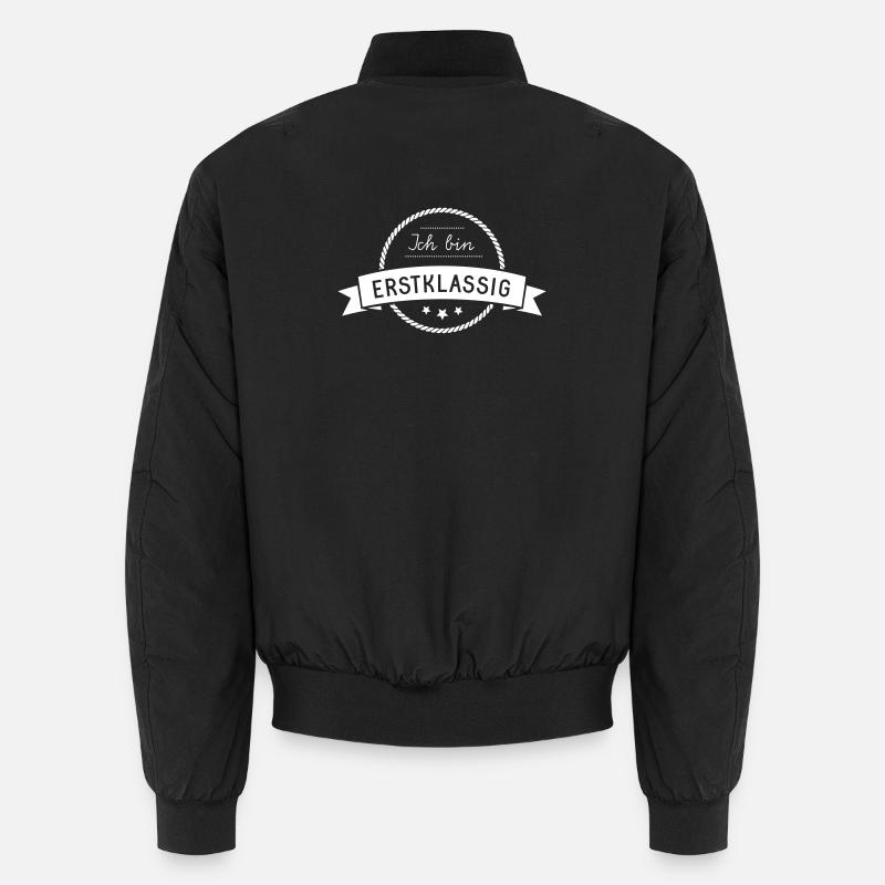 first-class - training - color adjustable! - Unisex Bomber Jacket - black