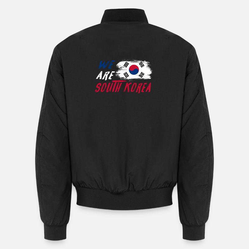 Wir sind Südkorea Unisex Bomberjacke