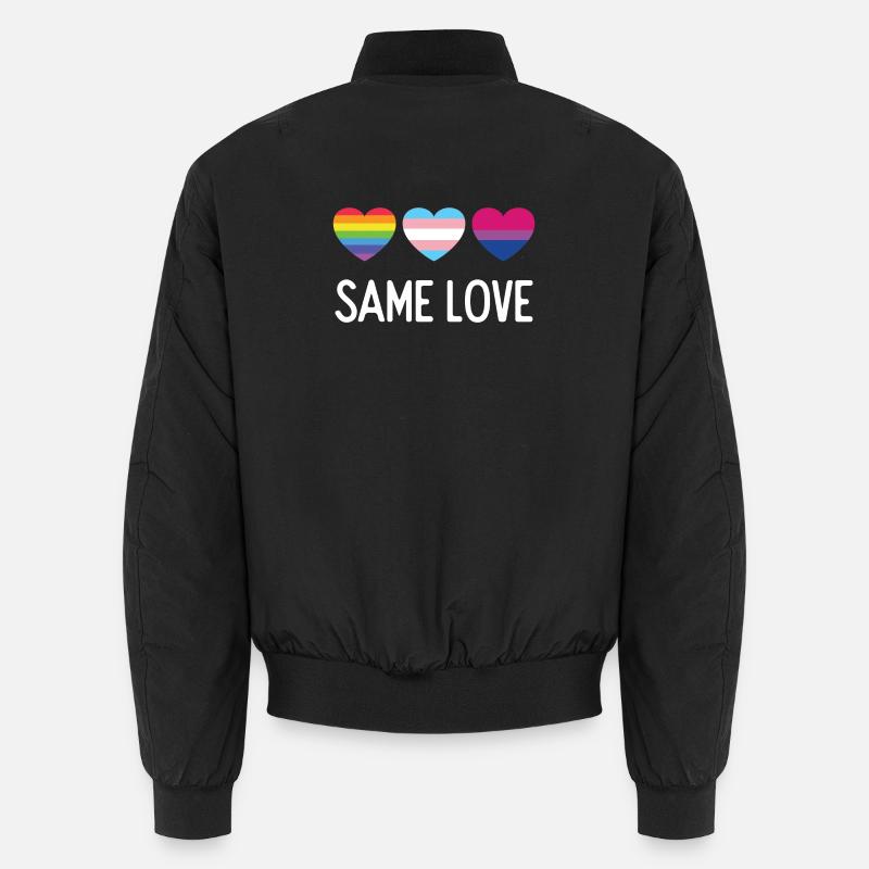 Pride Month LGBTQ - Same Love Unisex Bomber Jacket