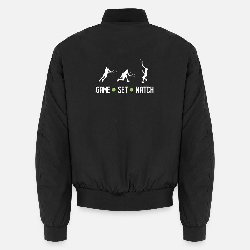 Tennis - Game Set Match Unisex Bomber Jacket