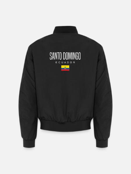 Santo Domingo Ecuador Ecuadoriani - Giacca bomber unisex - nero
