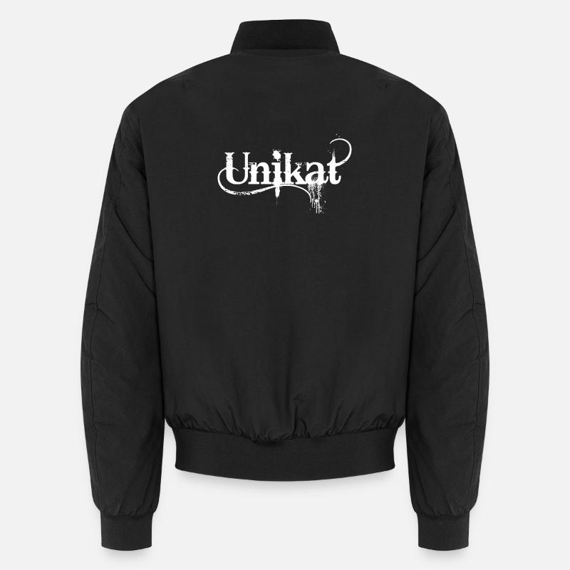 Unique Unique Individual Self-Worth Unique - Unisex Bomber Jacket - black