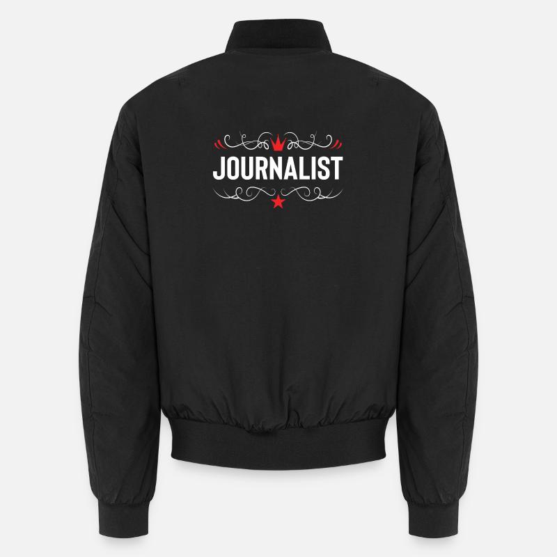 Journalist Beruf Unisex Bomberjacke