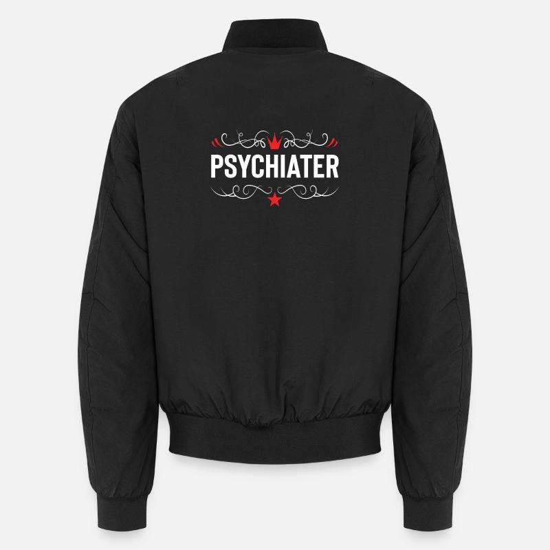 Psychiater Beruf - Unisex Bomberjacke - Schwarz