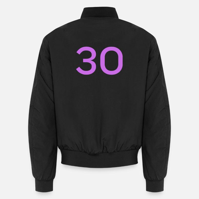 30 - Unisex Bomber Jacket - black