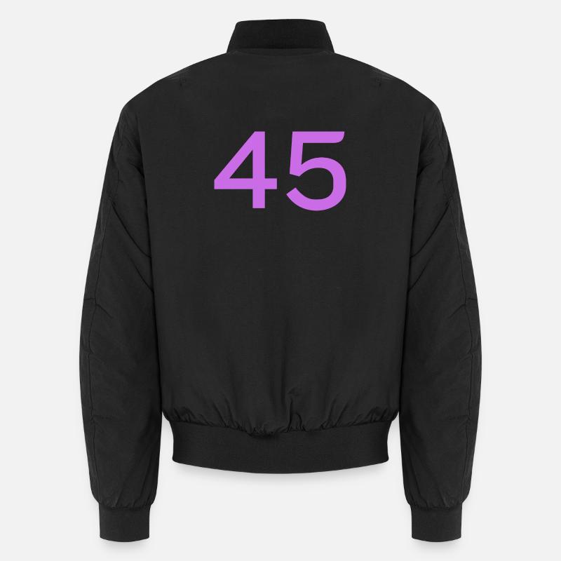 45 - Bomber unisexe - noir