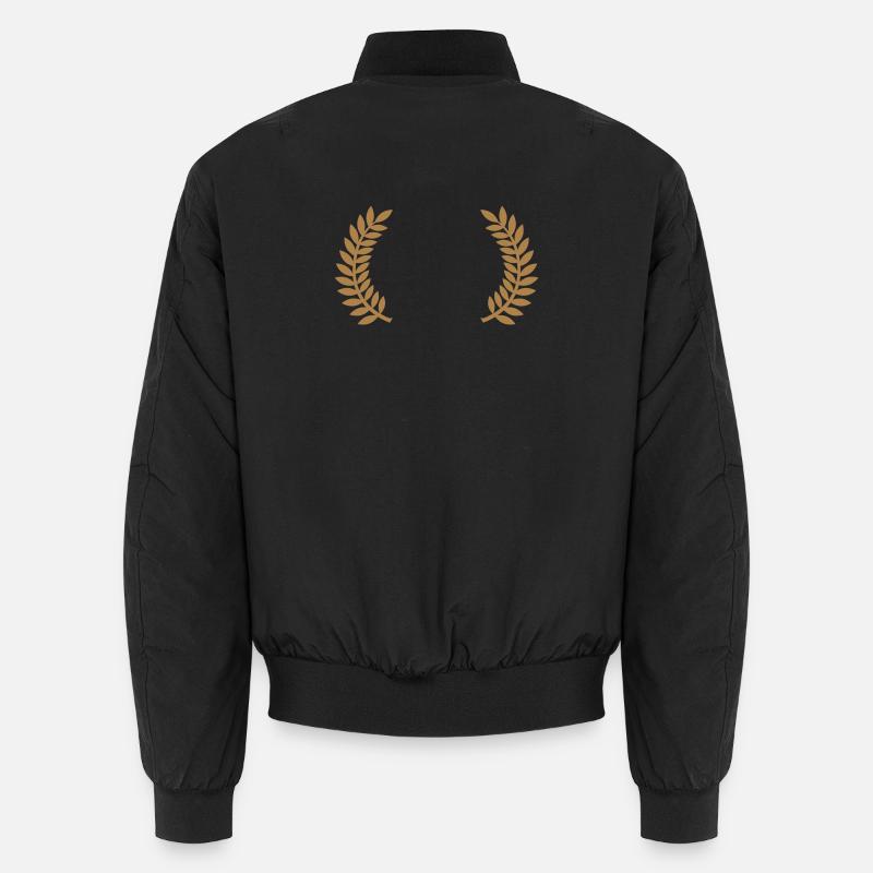 Lorbeerkranz - Unisex Bomberjacke - Schwarz