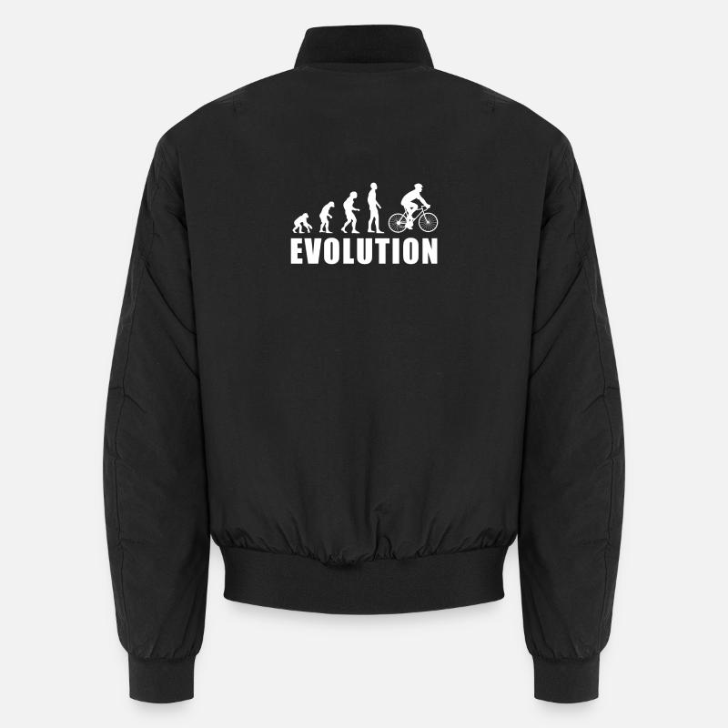 EVOLUTION Cycliste Cycliste Vélo Cadeau Bomber unisexe