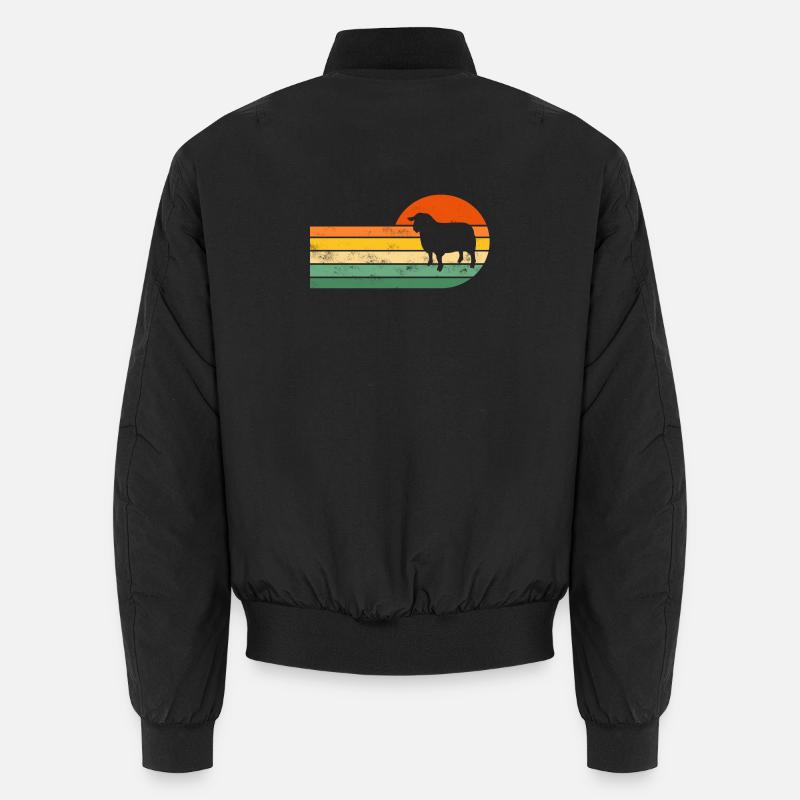 Sheep sheep - Unisex Bomber Jacket - black