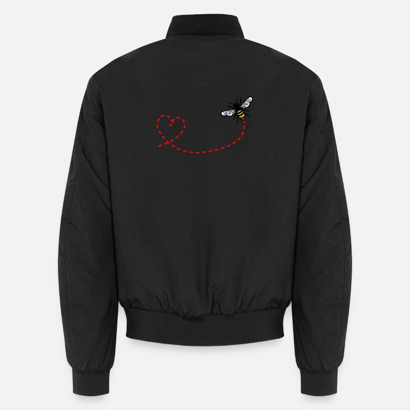 Liebe bei Unisex Bomberjacke