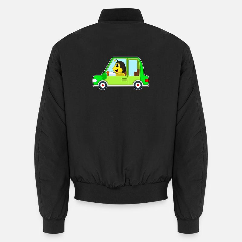 Bee Car - Unisex Bomber Jacket - black