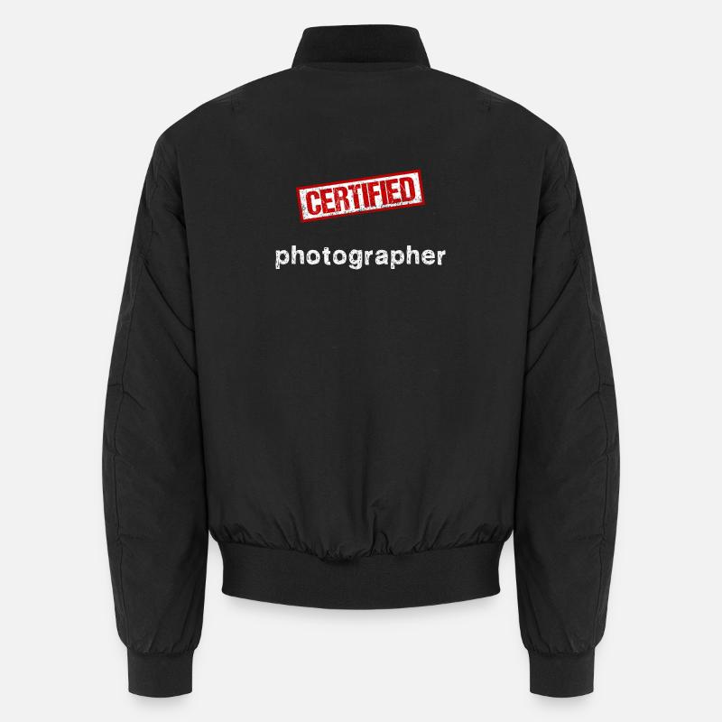 Photograph - Unisex Bomberjacke - Schwarz