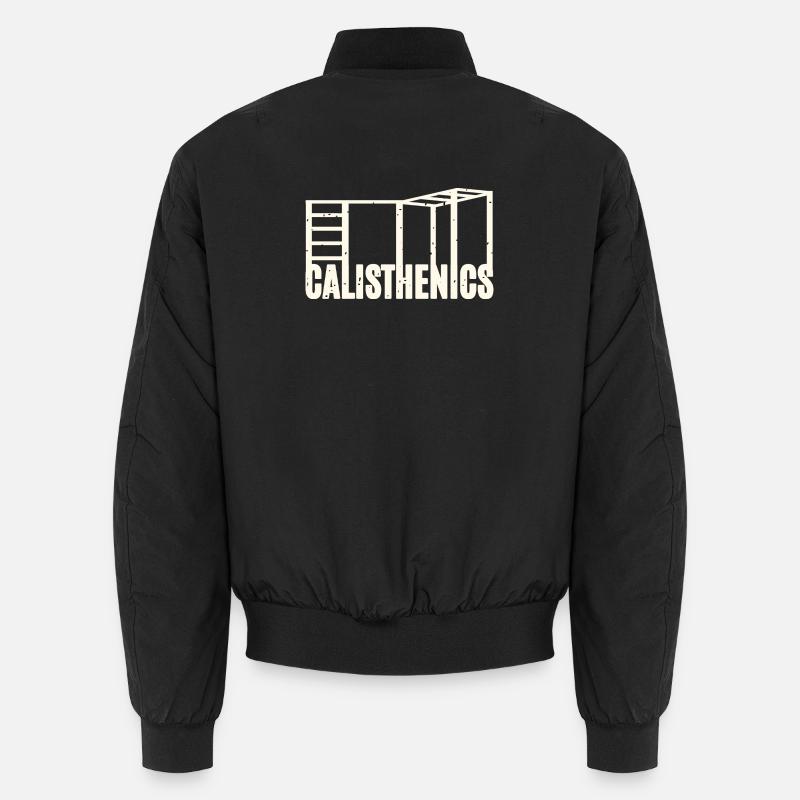 Calisthenics - Unisex Bomberjacke - Schwarz