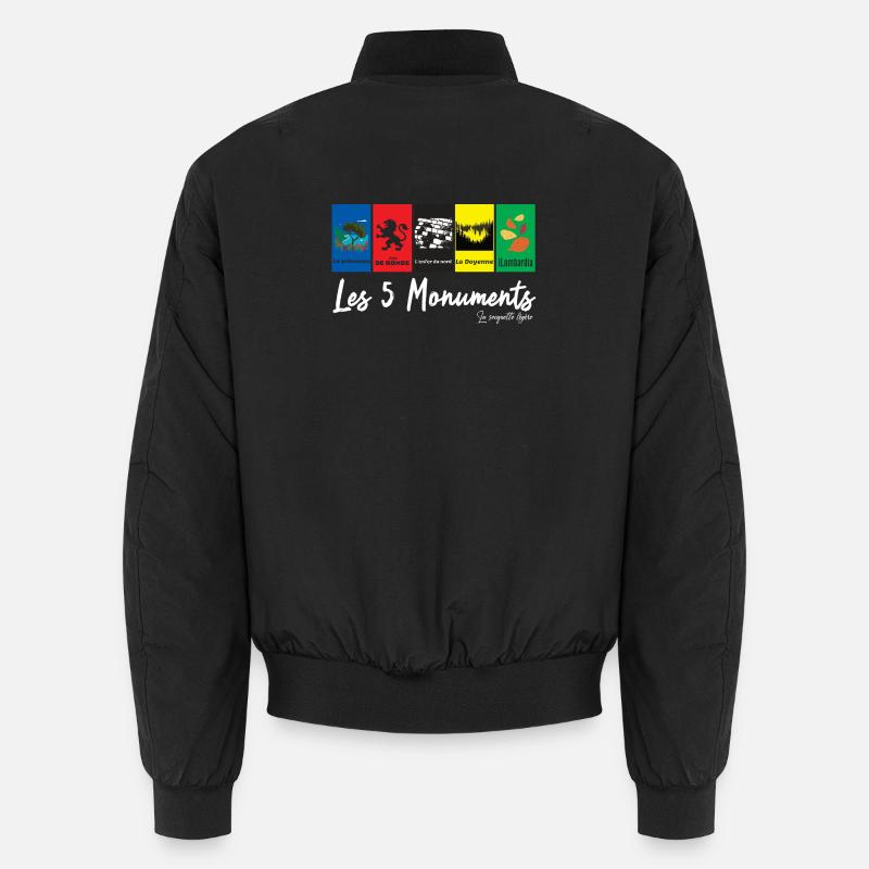 The 5 Monuments - cycling races Unisex Bomber Jacket
