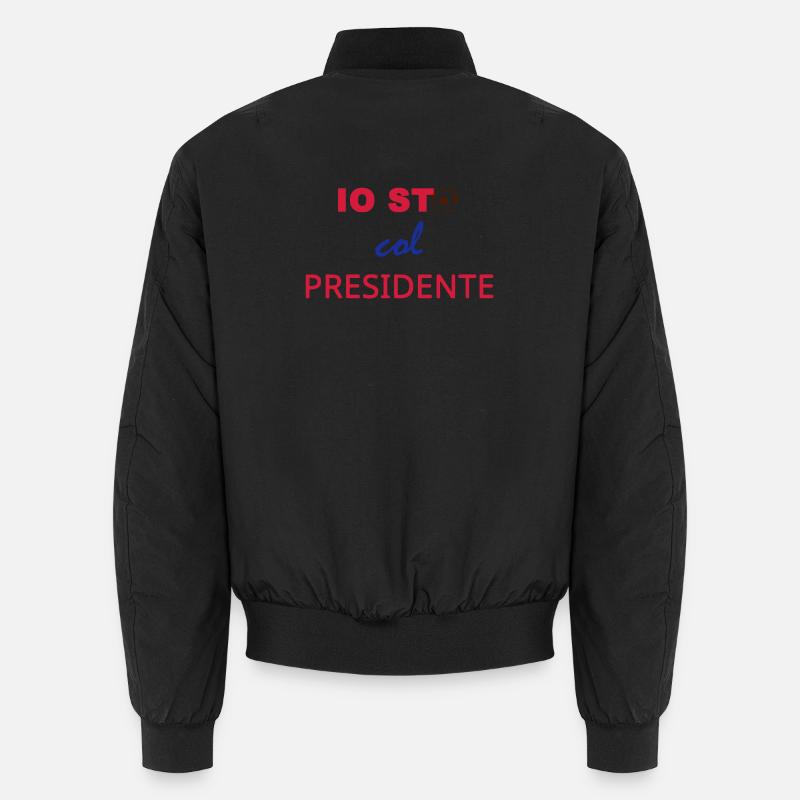 Ich bin mit dem Präsidenten - Unisex Bomberjacke - Schwarz