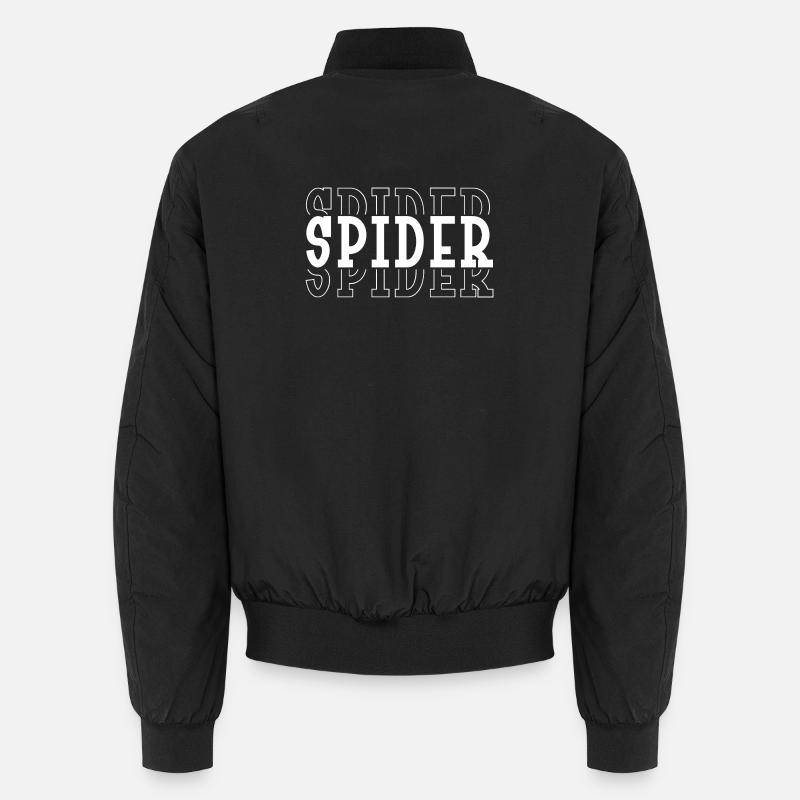 Urbane Spinne - Unisex Bomberjacke - Schwarz