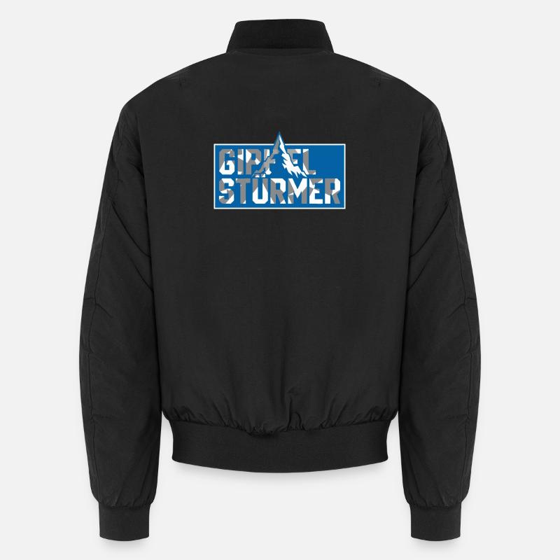 Gipfel Sturmer Mountain Top Logo Unisex Bomber Jacket