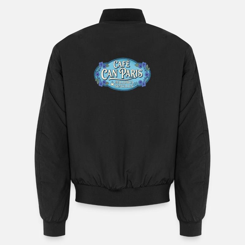 Mallorca Cafe Can Paris Sencelles - Unisex Bomber Jacket - black