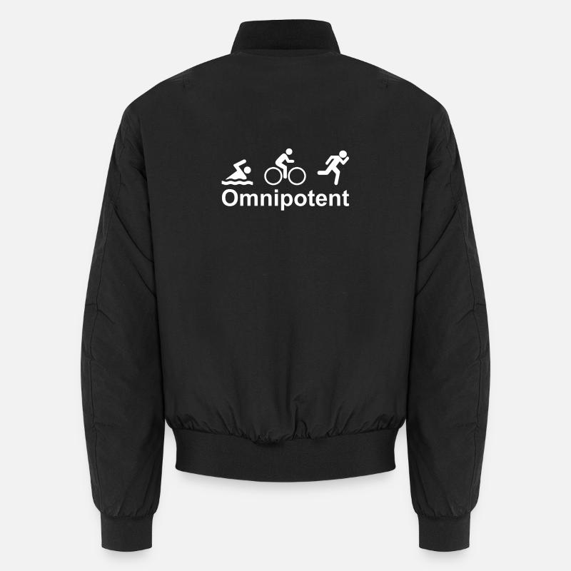 Omnipotent - Unisex Bomber Jacket - black
