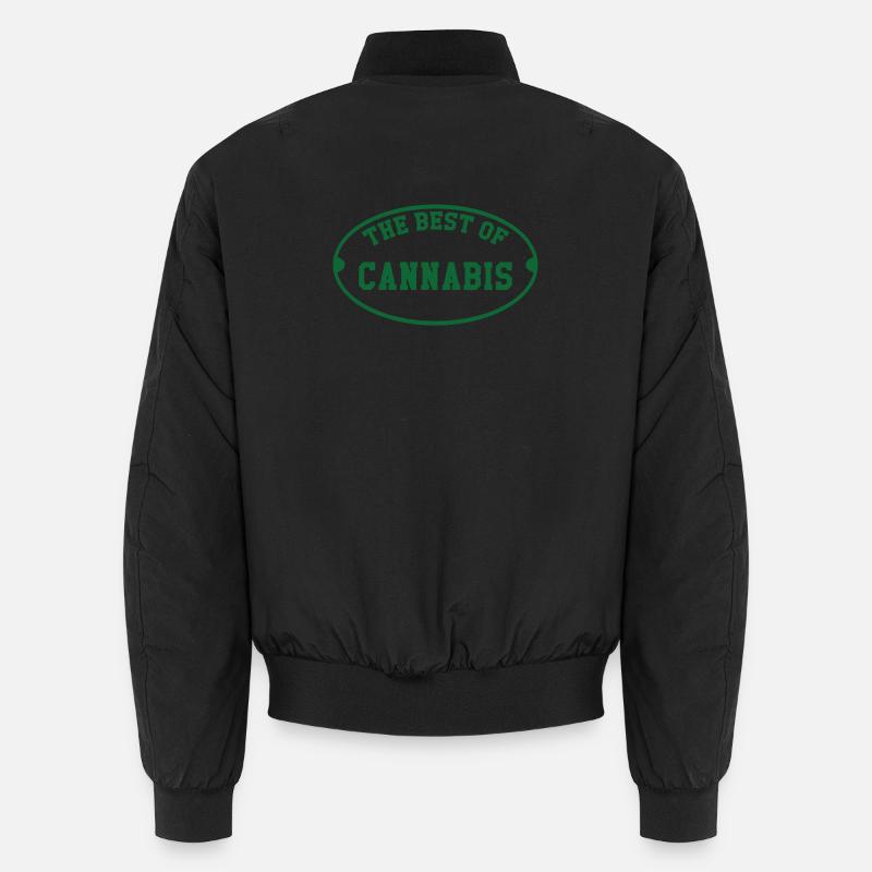 Das Beste aus Cannabis - Unisex Bomberjacke - Schwarz