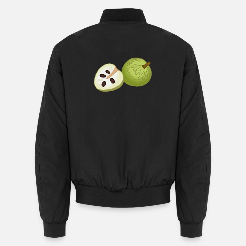 Puddingapfel-Scheibe Pop-Art Unisex Bomberjacke